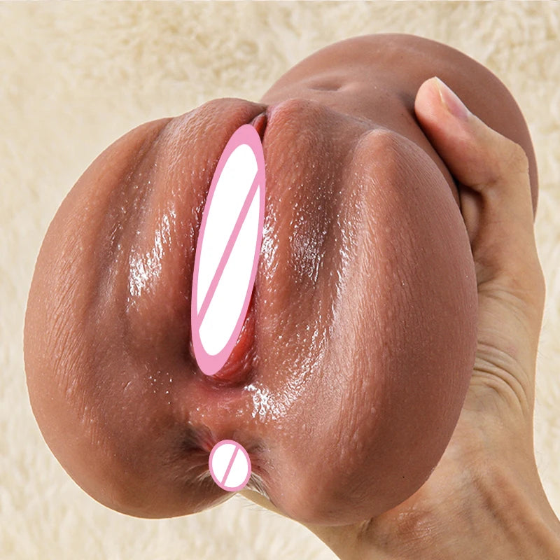 Realistic Vagina Male Masturbator - Men's Pleasure Toy | Lifelike Textured Stroker for Couples