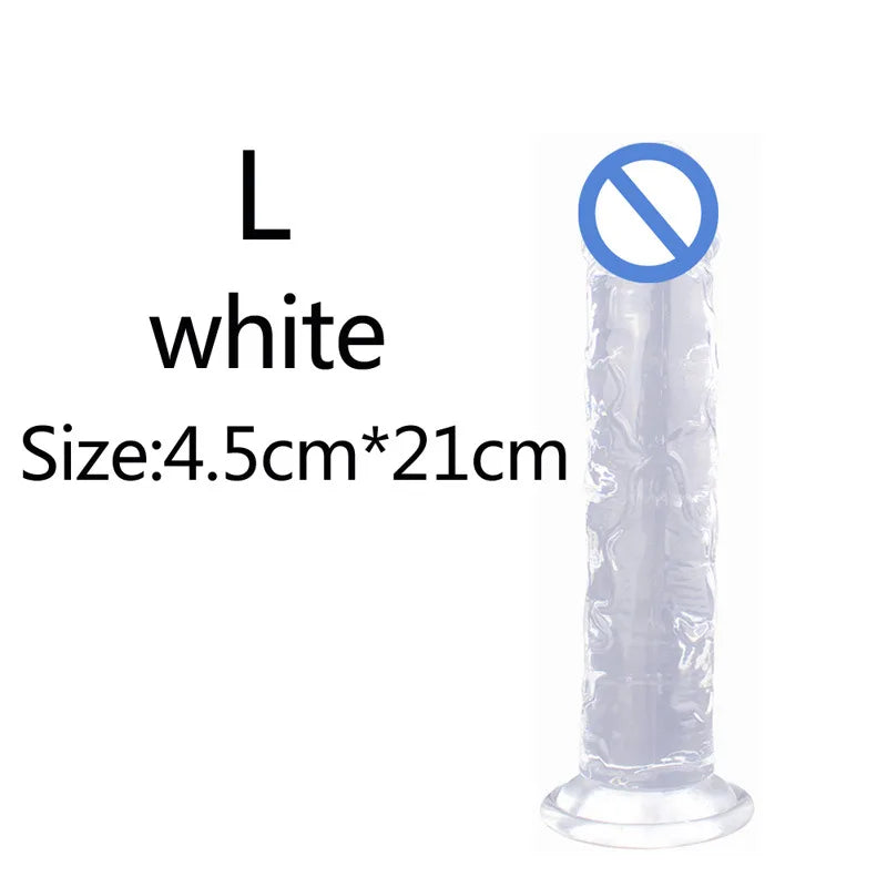 5 Colors Dildo With Suction Cup Simifo