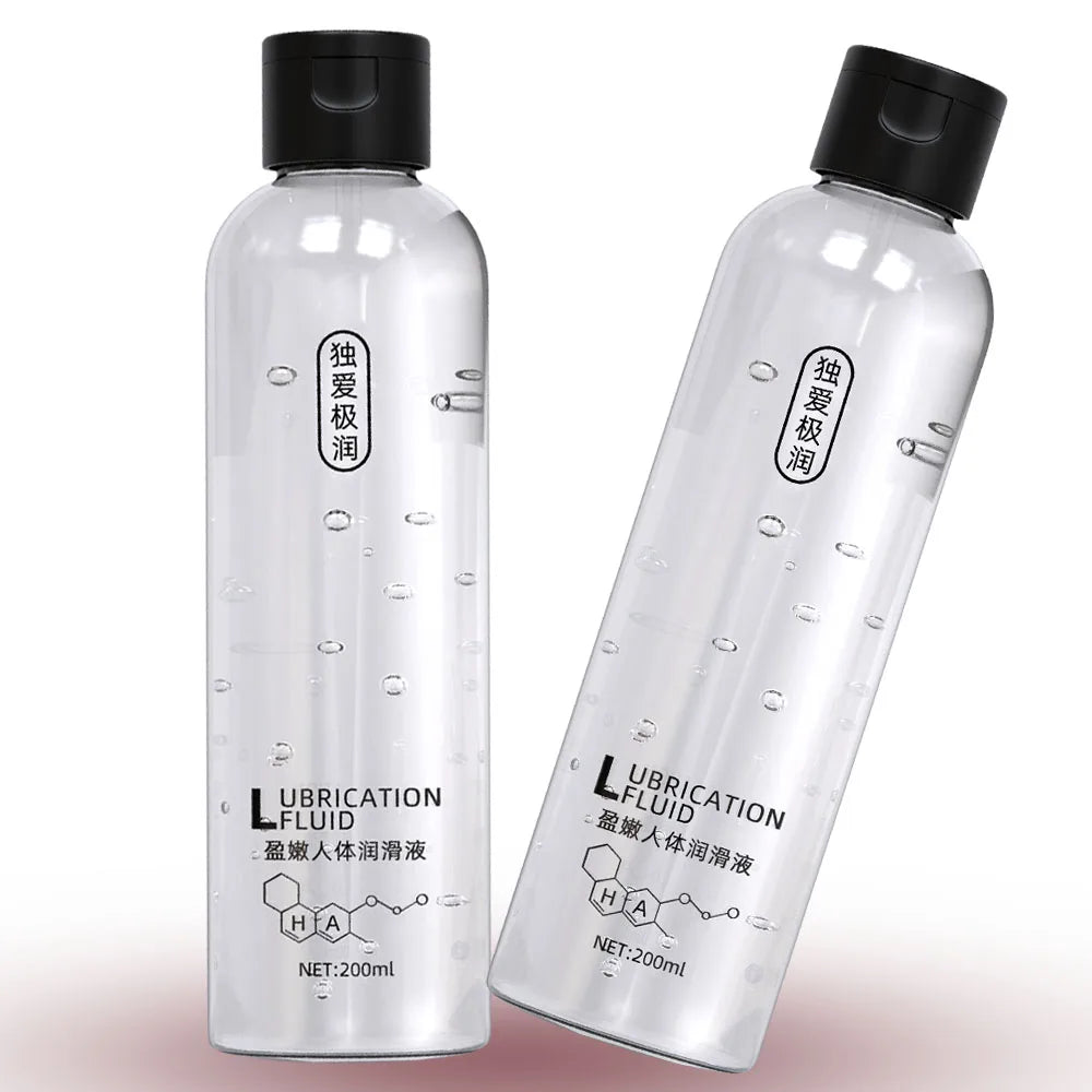 Water-Based Personal Lubricant - Safe Intimate Gel for Women, Men & Couples (200ml/500ml)