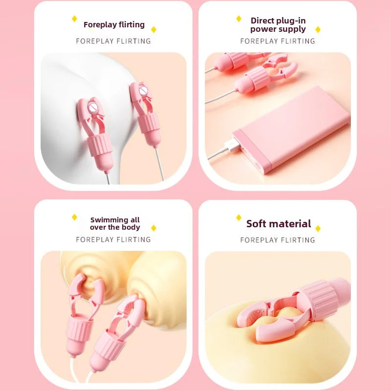Sucking & Vibrating Nipple Clamps Simifo