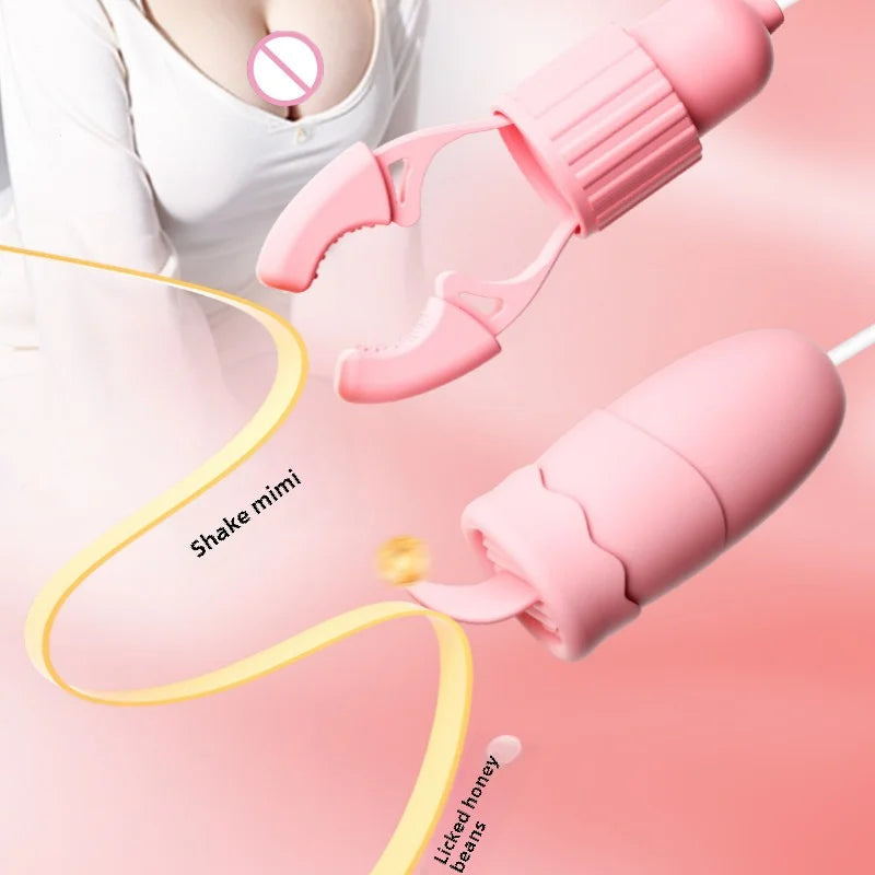 Sucking & Vibrating Nipple Clamps Simifo