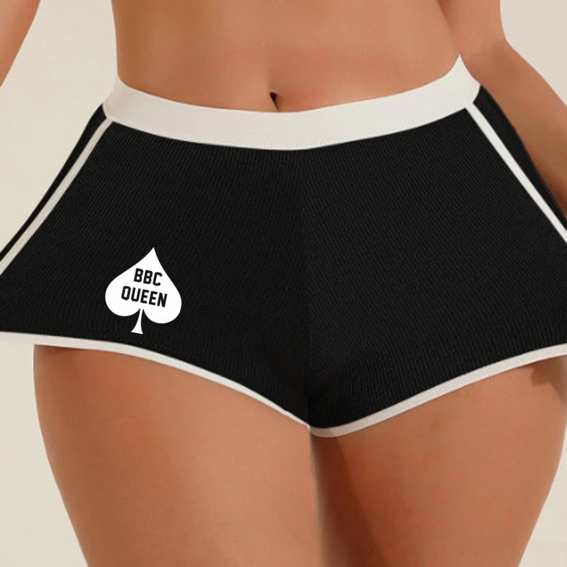 Queen of Spades Women's Cotton Boxer Shorts - Breathable Boyshort Panties | Comfortable Sports Underwear