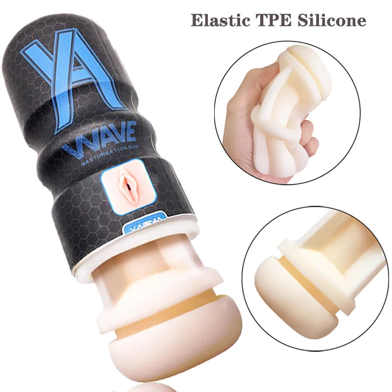 Electric Vibrating Male Masturbator - Realistic Silicone Vagina Stroker | Men's Pleasure Toy