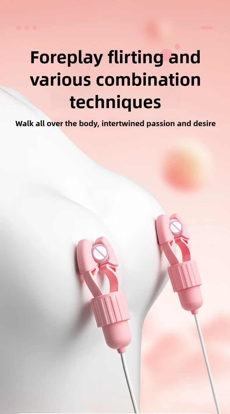 Sucking & Vibrating Nipple Clamps Simifo