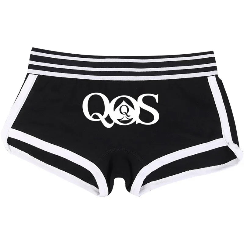Queen of Spades Cotton Boyshort - Women's Breathable QOS Underwear | Cute Comfortable Panties