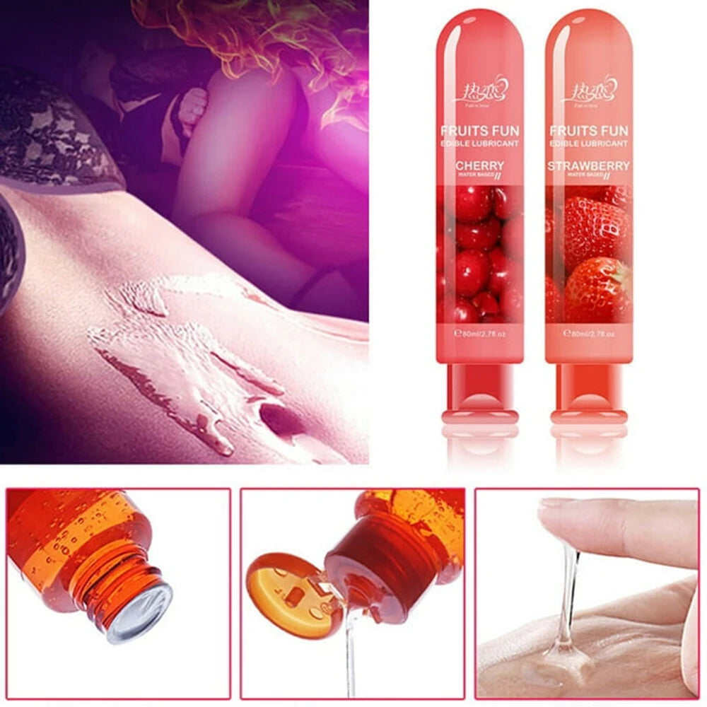 Edible Flavored Lubricant - Lickable Fruity Intimate Gel (60ml)