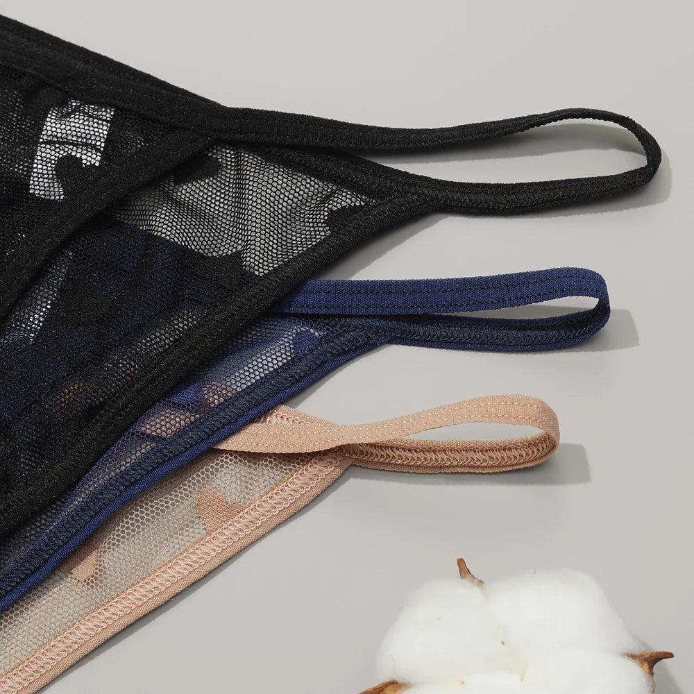 Lace Sheer Thong Simifo