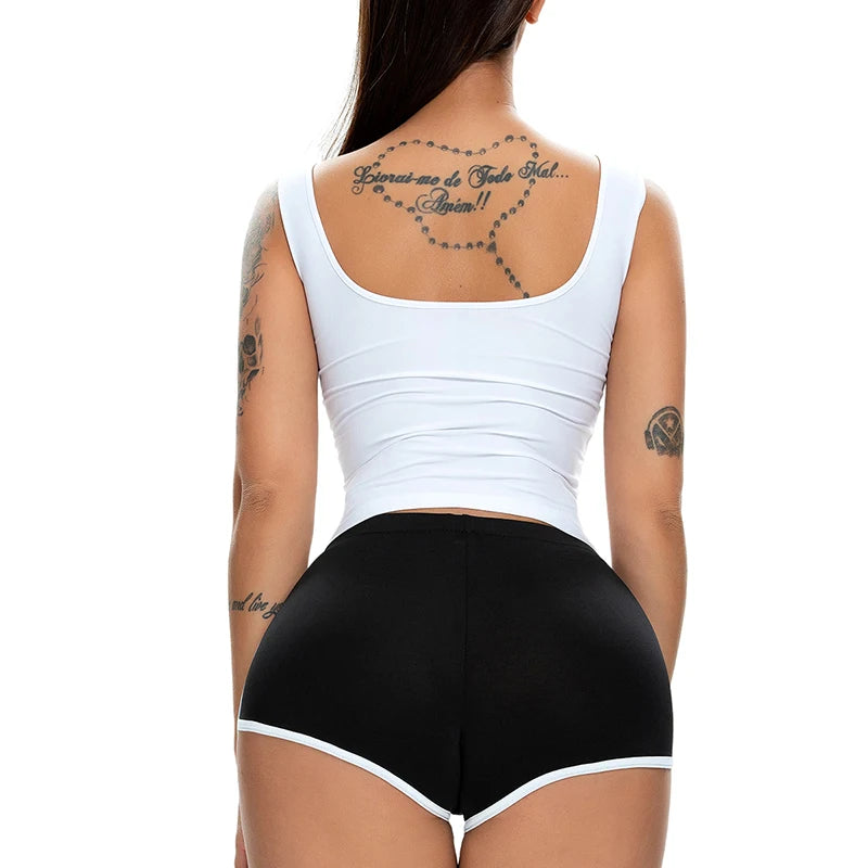 GOOD GIRL Hot Pants - Sexy Women's Shorts Lingerie | Stretch Yoga Sports Underwear