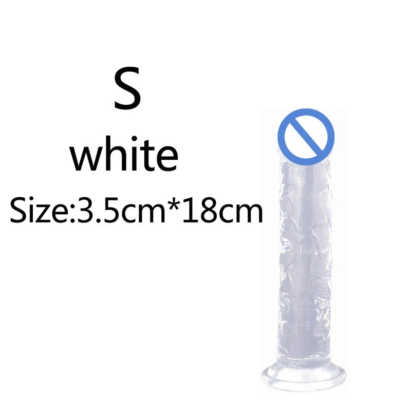 5 Colors Dildo With Suction Cup Simifo