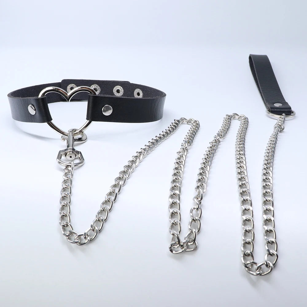 Collar with leash Simifo