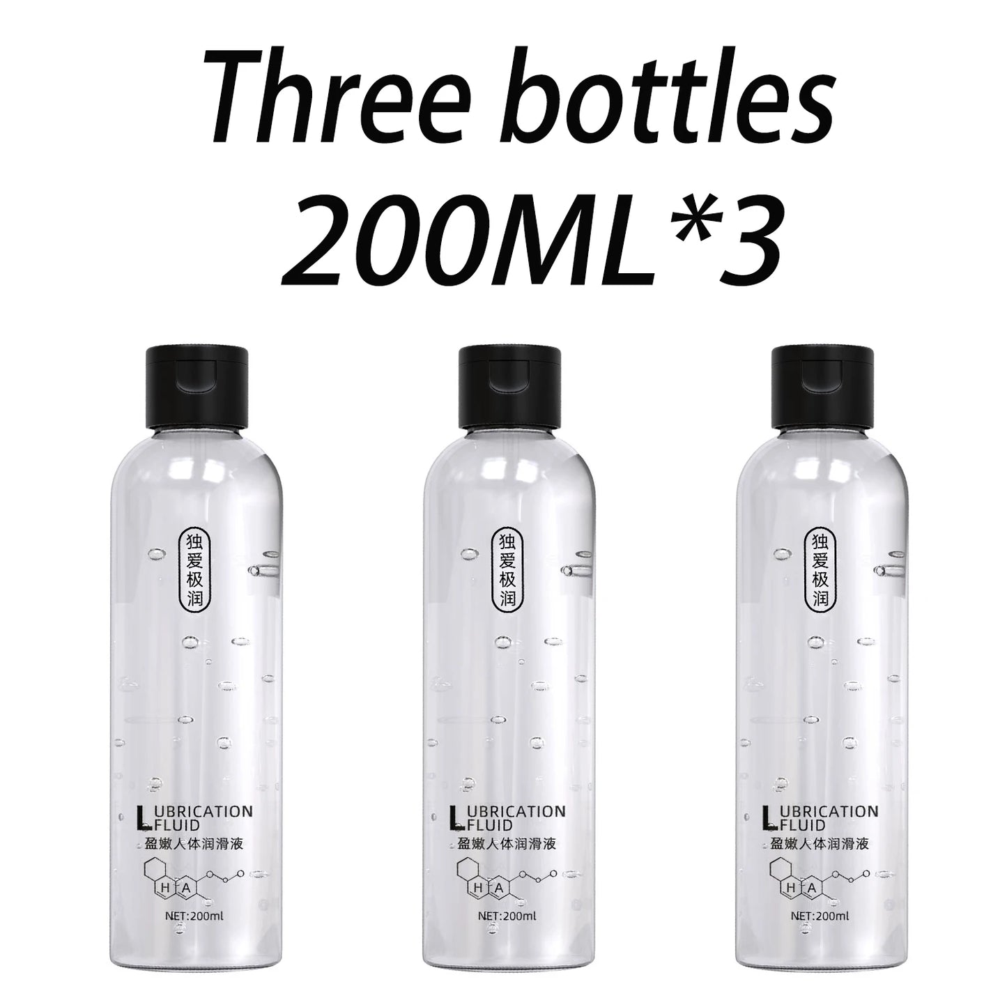 Water-Based Personal Lubricant - Safe Intimate Gel for Women, Men & Couples (200ml/500ml)