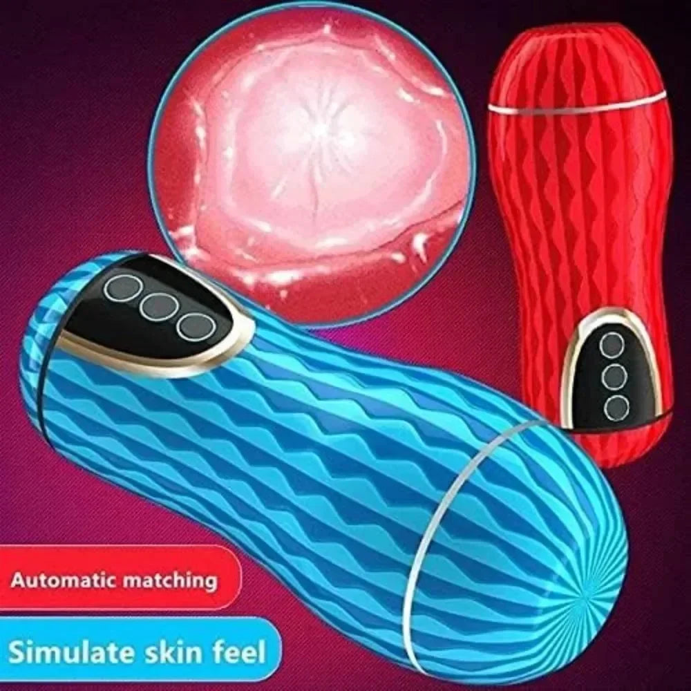 5D Massager Male Masturbator - Realistic Silicone Vagina Stroker | Men's Pleasure Toy