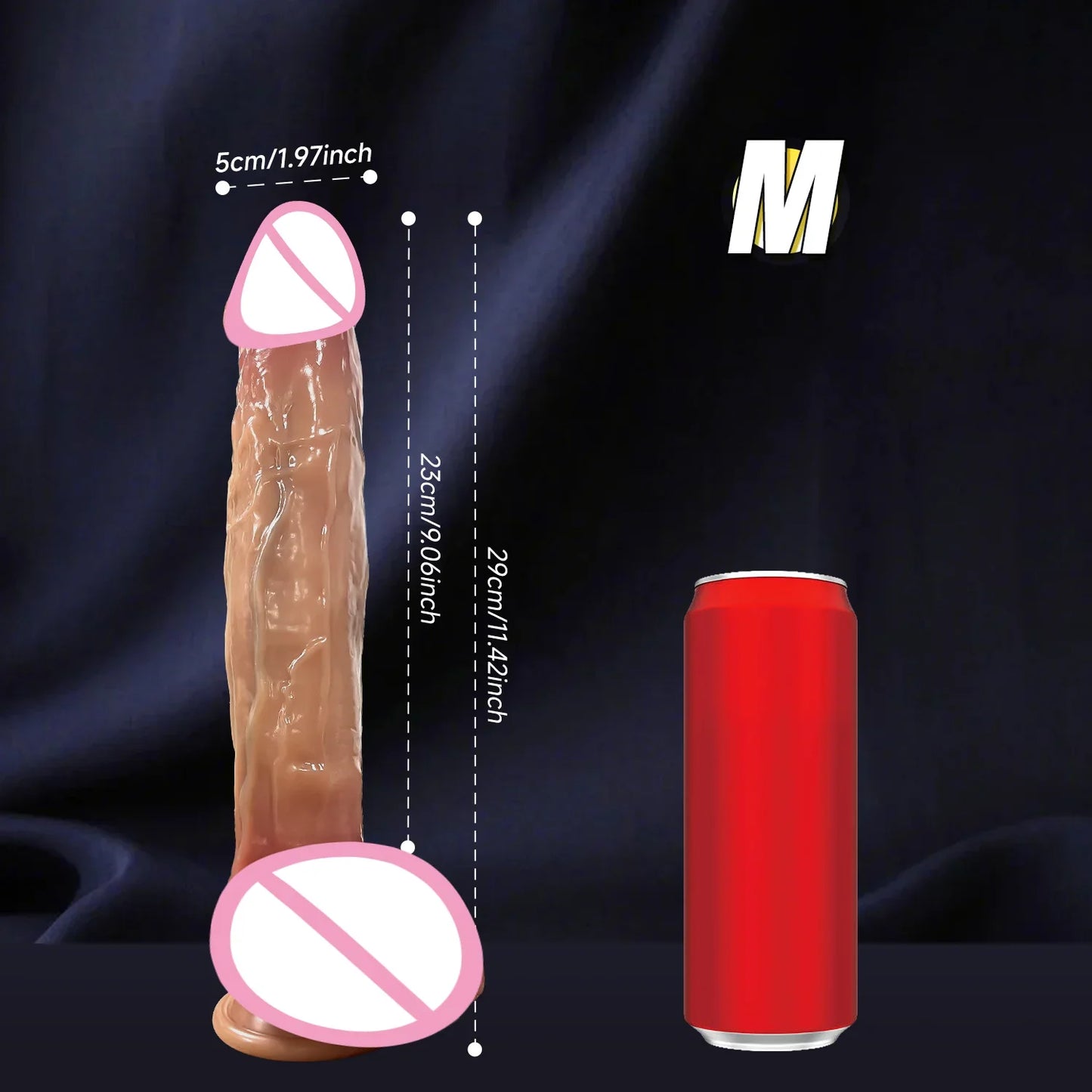 Realistic Big Dildo With Suction Cup