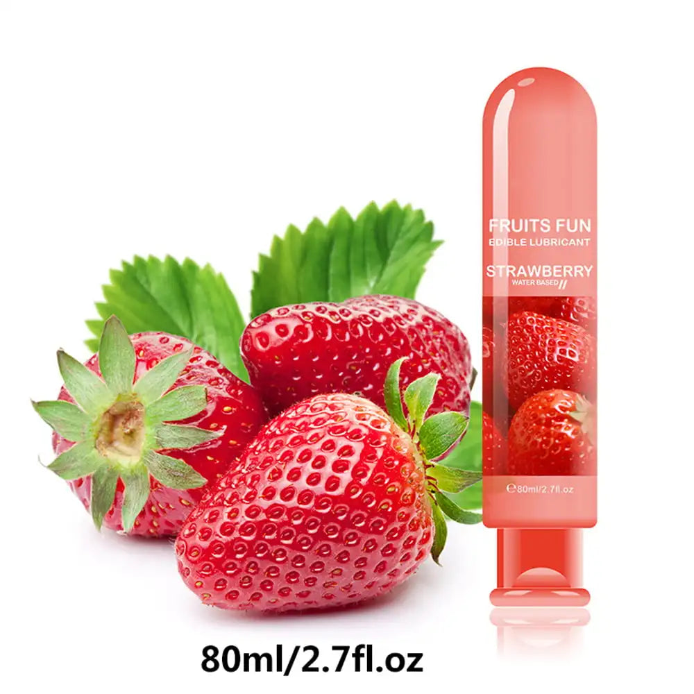 Edible Flavored Lubricant - Lickable Fruity Intimate Gel (60ml)
