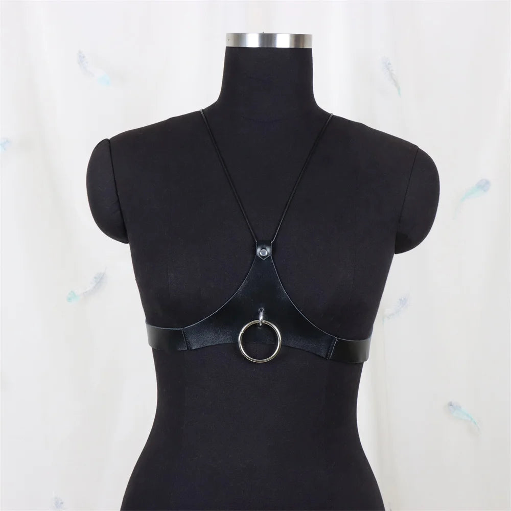 Sexy Body Harness - PU Leather Straps