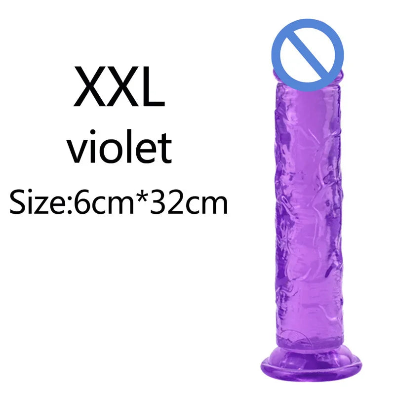 5 Colors Dildo With Suction Cup Simifo