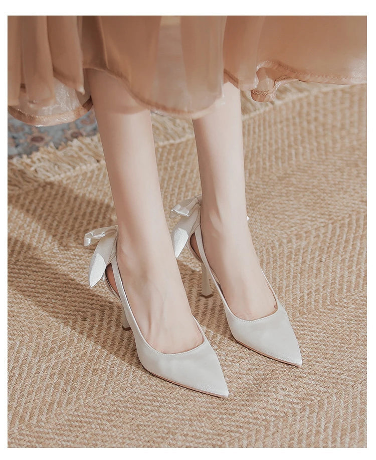 White High Heels Simifo