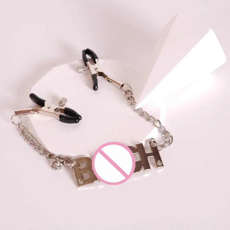 Bondage Nipple Clamps-Sucker Simifo
