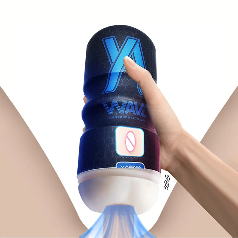 Powerful Sucking Male Masturbator Cup - Realistic Anal & Vagina Pocket Pussy | Blowjob Stroker