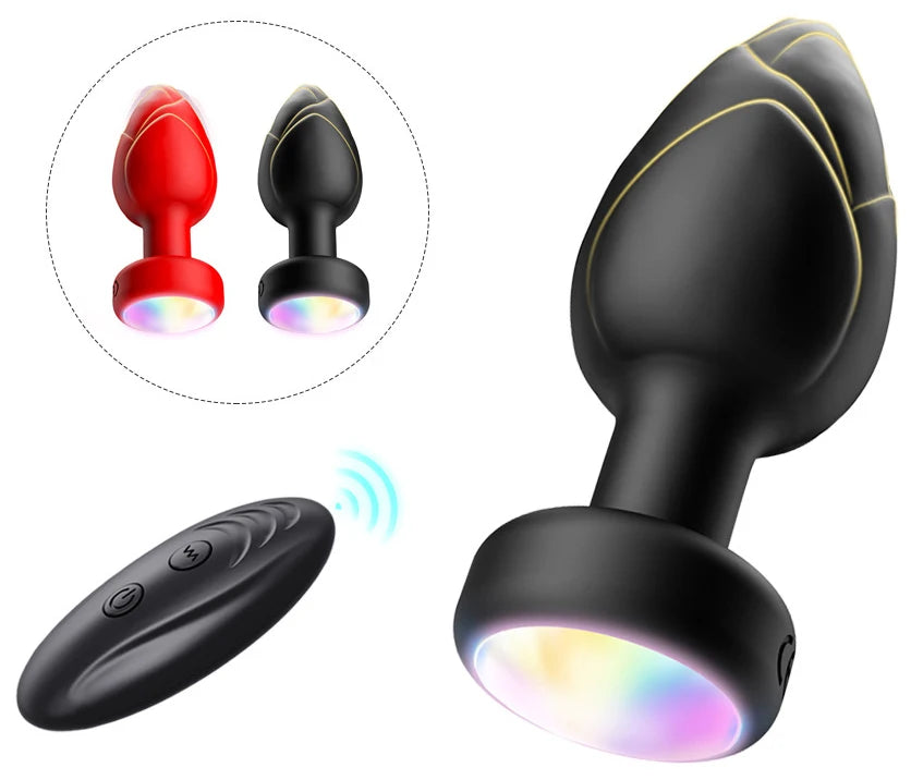 LED Colorful Light Butt Plug