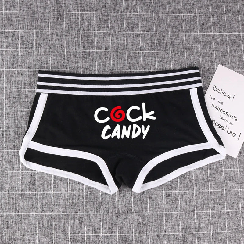 COCK CANDY Women's Cotton Boxer Shorts - Breathable Boyshort Panties | Comfortable Intimates
