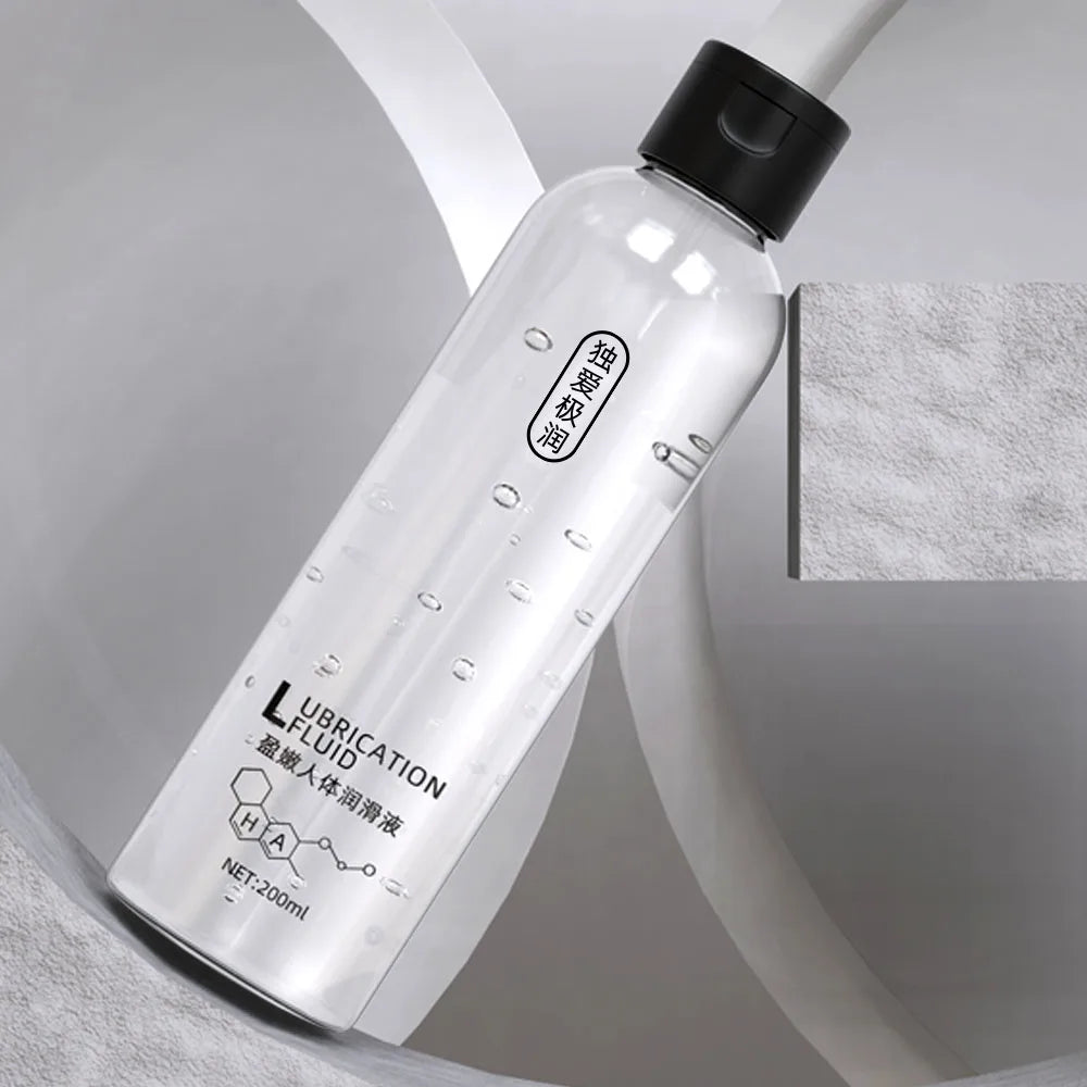 Water-Based Personal Lubricant - Safe Intimate Gel for Women, Men & Couples (200ml/500ml)
