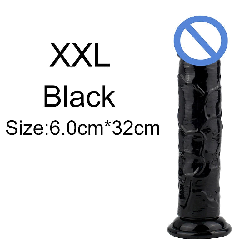 5 Colors Dildo With Suction Cup Simifo
