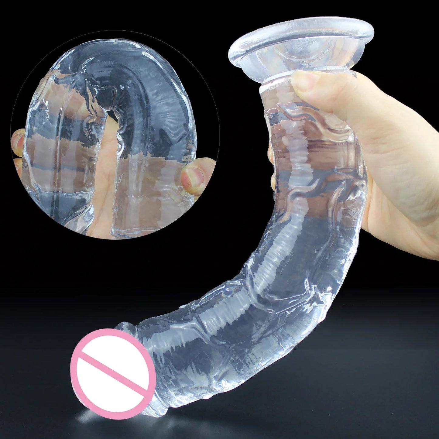5 Colors Dildo With Suction Cup Simifo