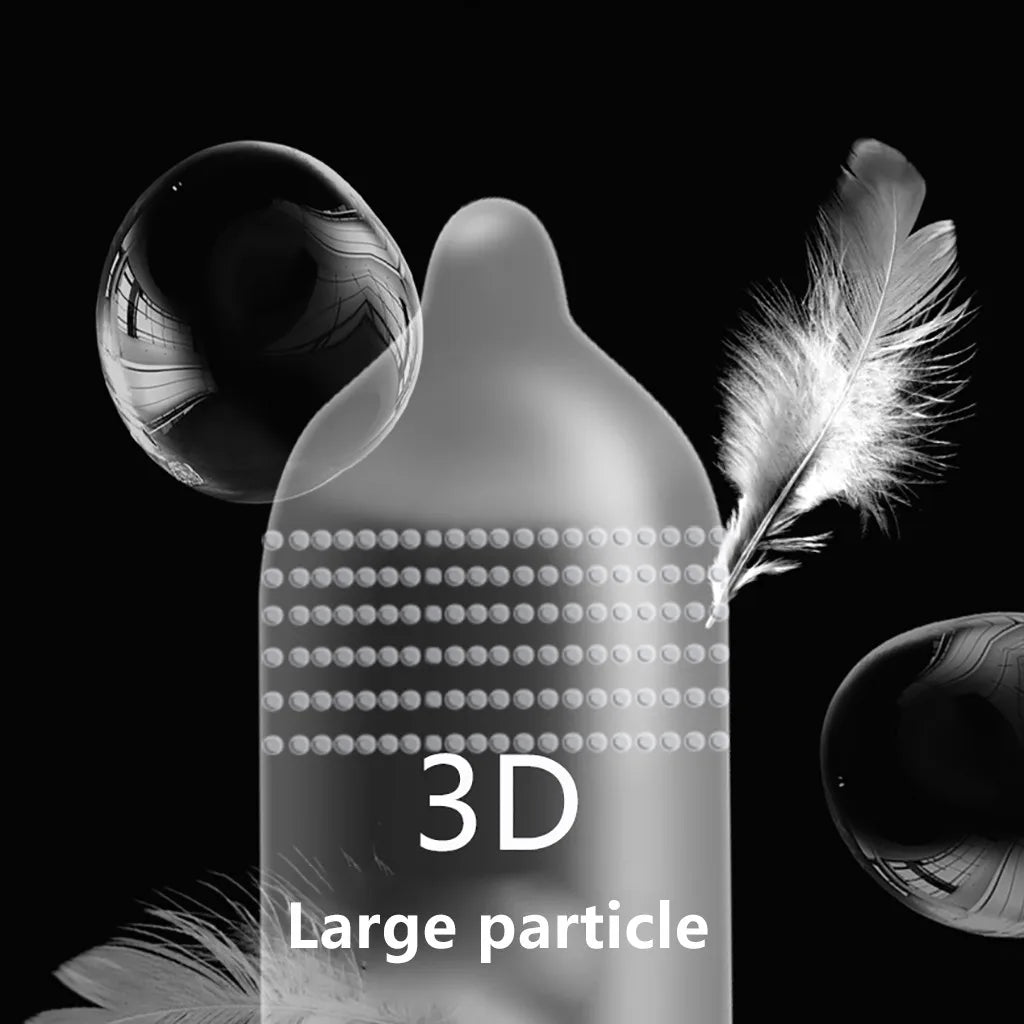Premium Latex Condoms - Dotted & Ribbed for Enhanced Pleasure (10 Pack)