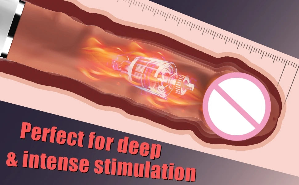 Realistic Vibrate Dildo - 10 Modes