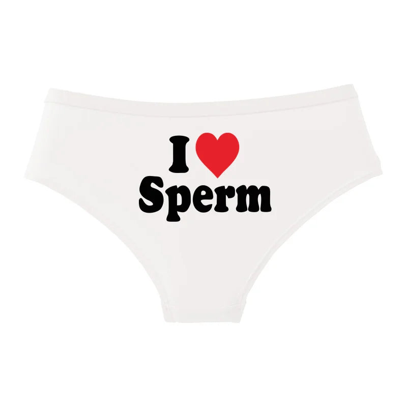 I LOVE S... Funny Women's Panties - Comfortable Cotton Underwear | Novelty Lingerie Gift