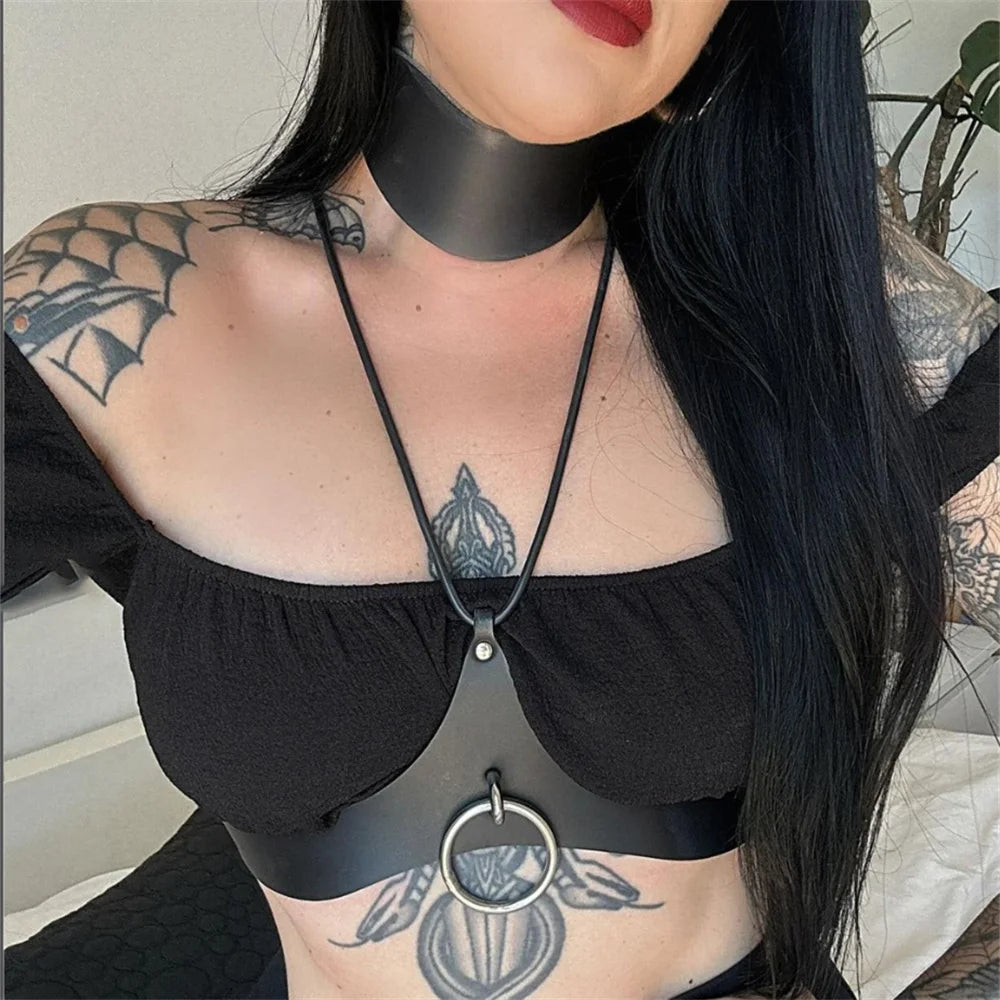 Sexy Body Harness - PU Leather Straps