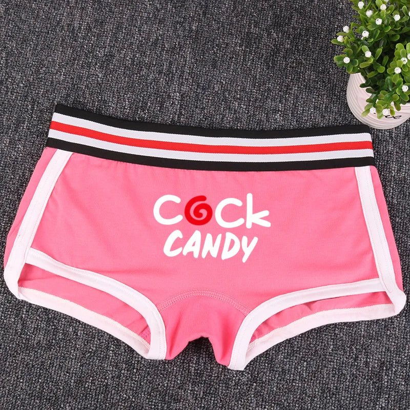 COCK CANDY Women's Cotton Boxer Shorts - Breathable Boyshort Panties | Comfortable Intimates