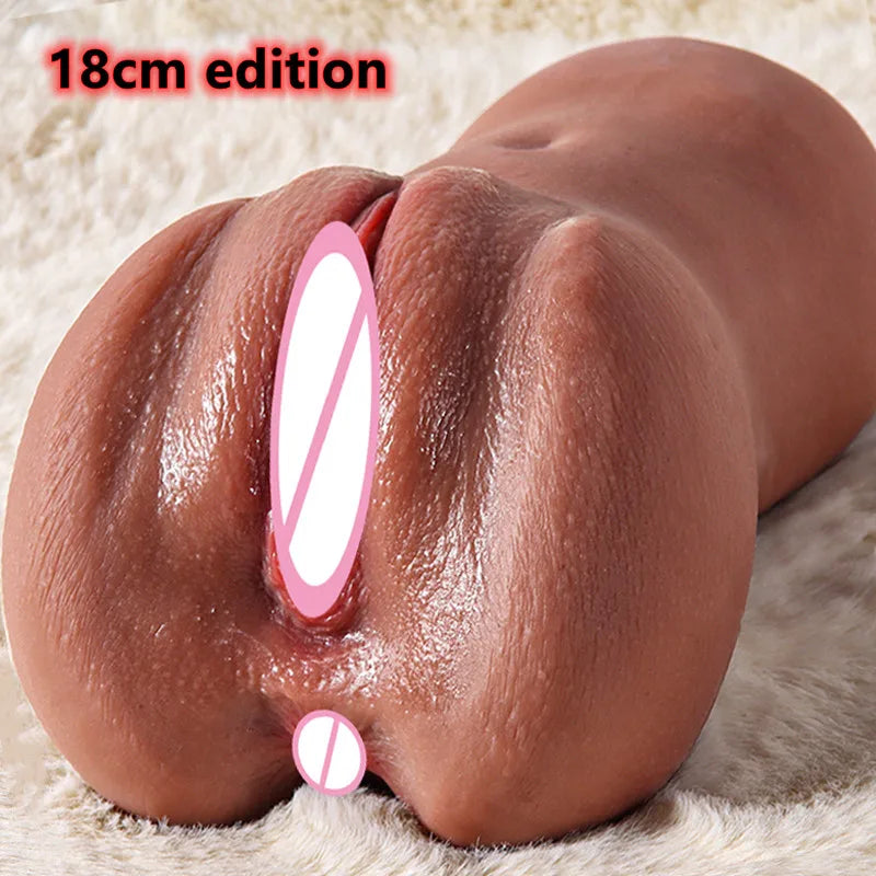 Realistic Vagina Male Masturbator - Men's Pleasure Toy | Lifelike Textured Stroker for Couples