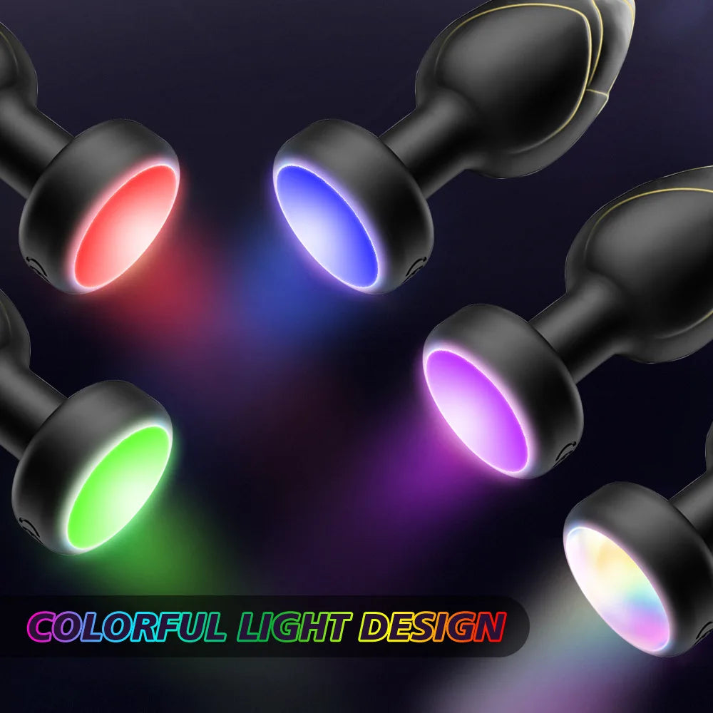 LED Colorful Light Butt Plug