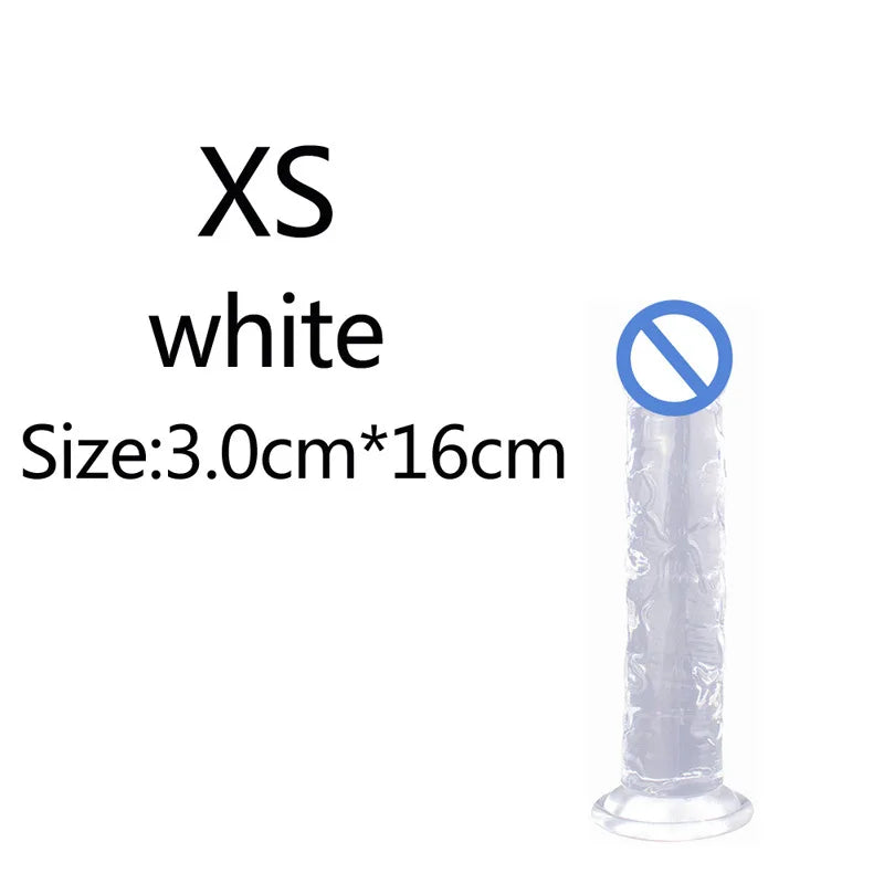 5 Colors Dildo With Suction Cup Simifo