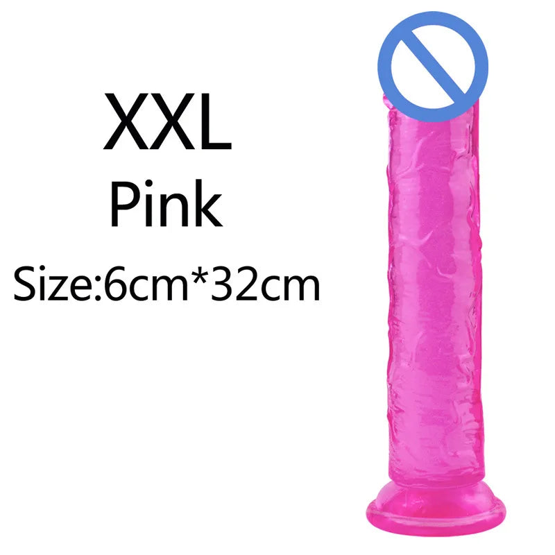 5 Colors Dildo With Suction Cup Simifo