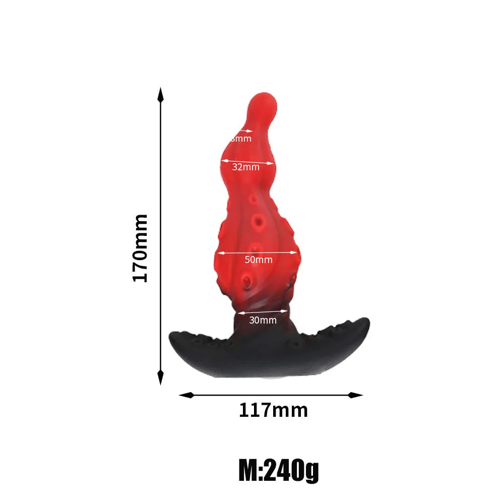 New Color Wearable Anal Plug Dildo