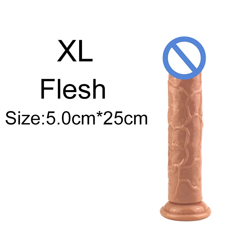 5 Colors Dildo With Suction Cup Simifo