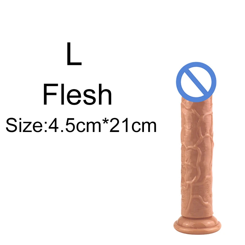 5 Colors Dildo With Suction Cup Simifo