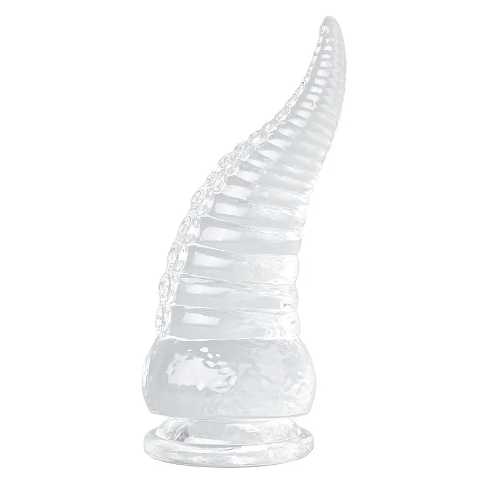 Crystal Octopus Tail Transparent Soft Butt Plug Simifo