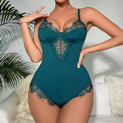 Lingerie Bodysuit Open Back Simifo