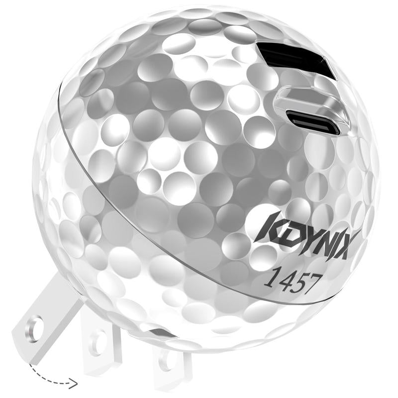 20W Dual Port Creative Golf Ball Charger Block，Gan III Power Adapter Fast Wall Charger with UL Certified, Fast Charging for Iphone 17/16/15/14/13/12, Galaxy, Ipad, Airpods Smartphone Chargers , Portable Chargers, Magnetic Phone Charger, Charger for Iphone