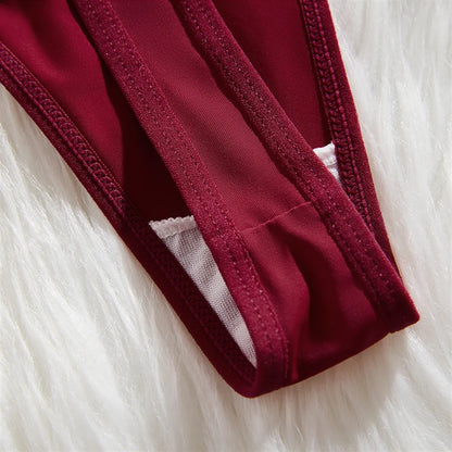 Queen of Spades Sexy Thong - Love Decoration Cotton Crotch Low Rise Underwear | Fun Lingerie Gift