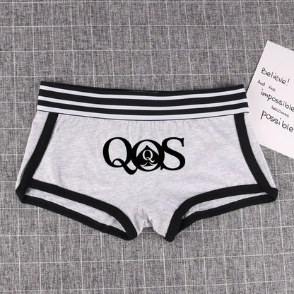 Queen of Spades Cotton Boyshort - Women's Breathable QOS Underwear | Cute Comfortable Panties
