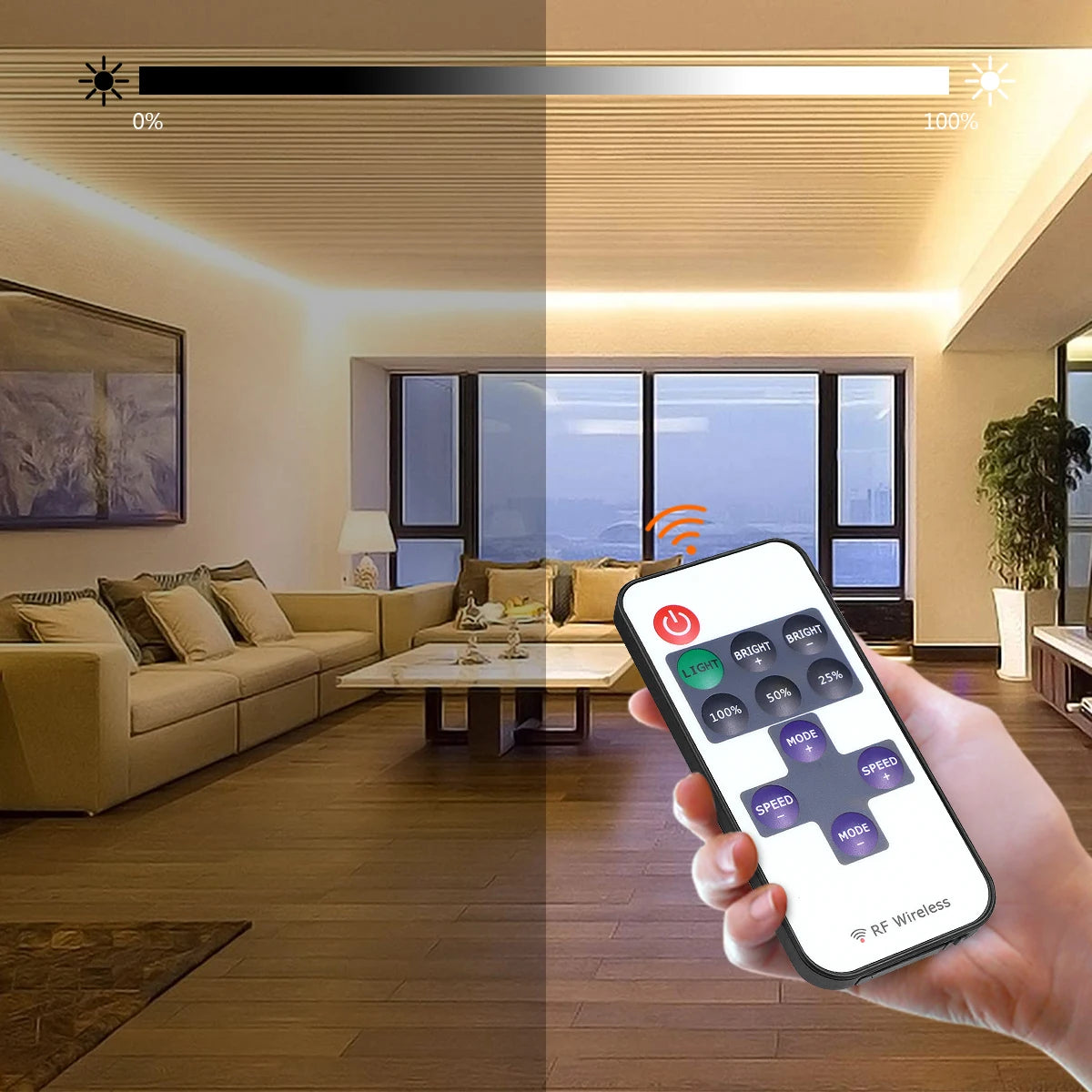LED Strip Lights With RF Remote Control - Simifo