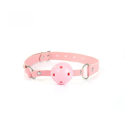Leather Ball Gag Simifo