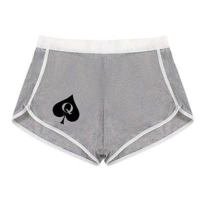 Queen of Spades Women's Cotton Boxer Shorts - Breathable Boyshort Panties | Comfortable Sports Underwear