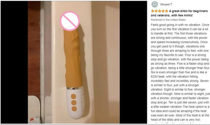 Realistic Vibrate Dildo - 10 Modes