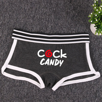 COCK CANDY Women's Cotton Boxer Shorts - Breathable Boyshort Panties | Comfortable Intimates